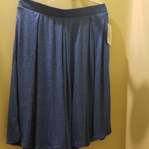 Lularoe Madison skirt blue L